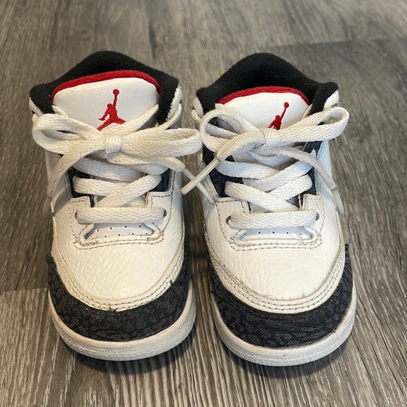 Jordan Other - SOLD Fire Red Denim Jordan 3 5c